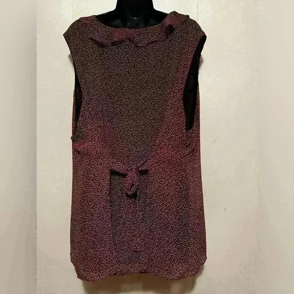 Maroon/Reddish-Purpley Flowing Blouse Womens Sz 3x by Marybelle - Picture 2 of 5